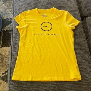 Women’s NIKE Livestrong t shirt